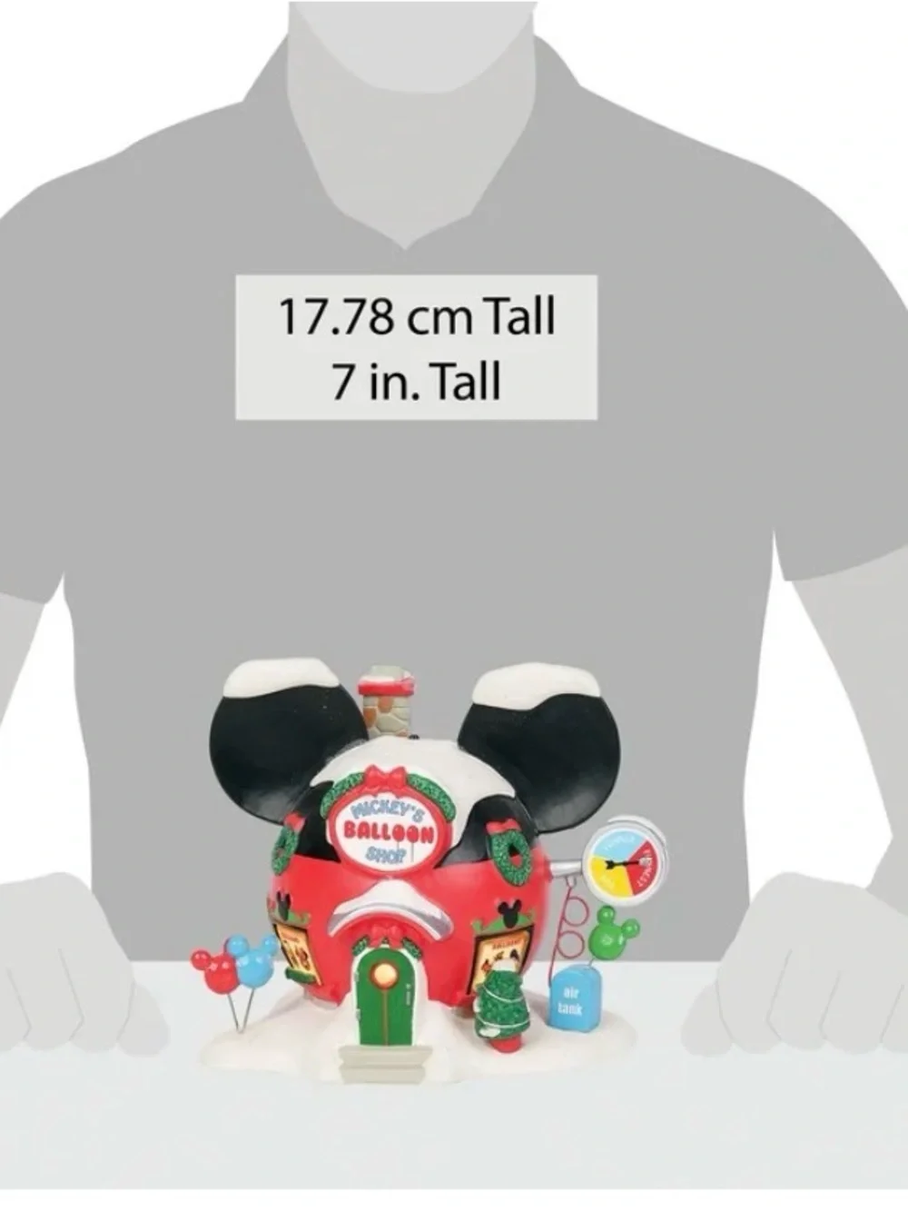 Never unpacked. Mickey's Balloon Shop Inflator - Red Holiday Party Decor